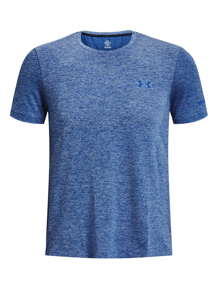 Under Armour Koszulka "Seamless Stride" w kolorze niebieskim do biegania