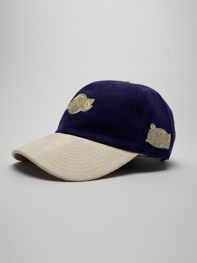 Czapka Z Daszkiem Fioletowa / Biała Mitchell & Ness Los Angeles Lakers NBA Fashion Suede