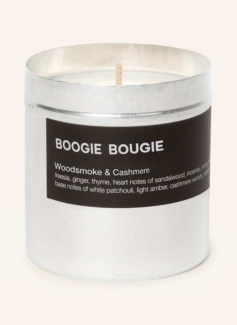 Boogie Bougie Świeca Zapachowa Woodsmoke & Cashmere silber