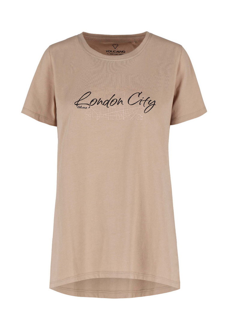 Klasyczna koszulka z nadrukiem i napisem T-LONDON