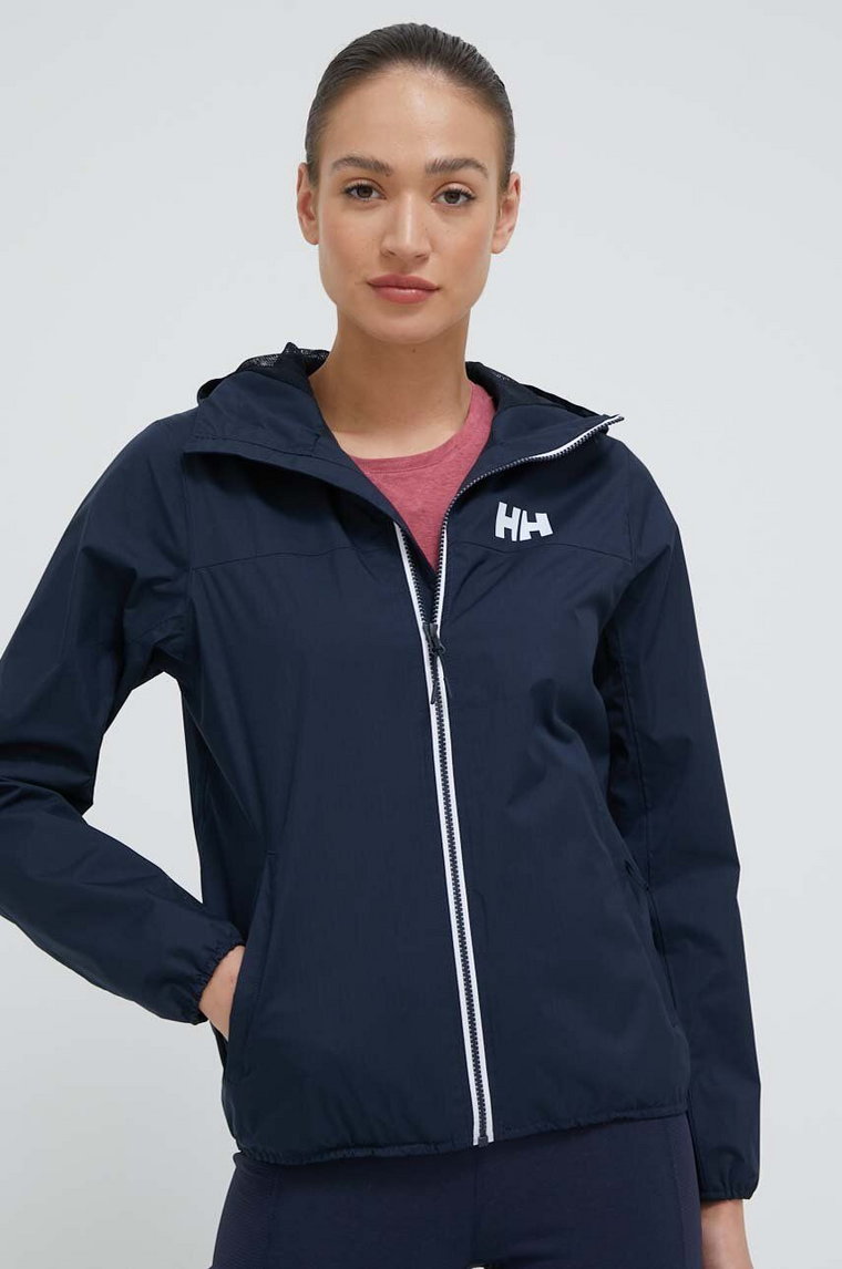 Helly Hansen kurtka przeciwdeszczowa Belfast II damska kolor granatowy 53433-990