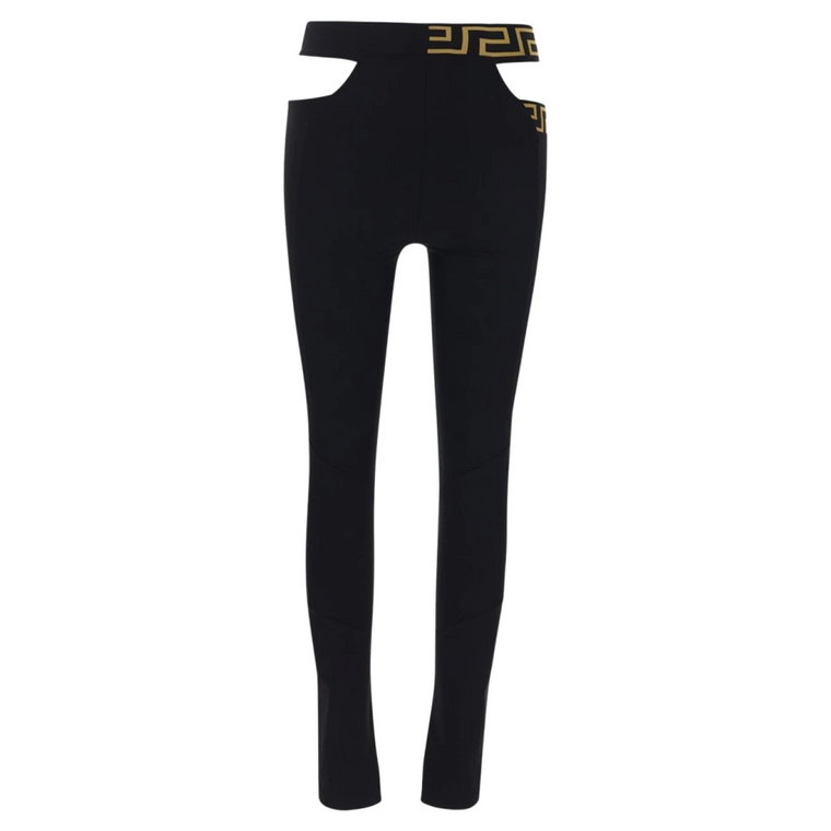 Greca Border Leggings Versace