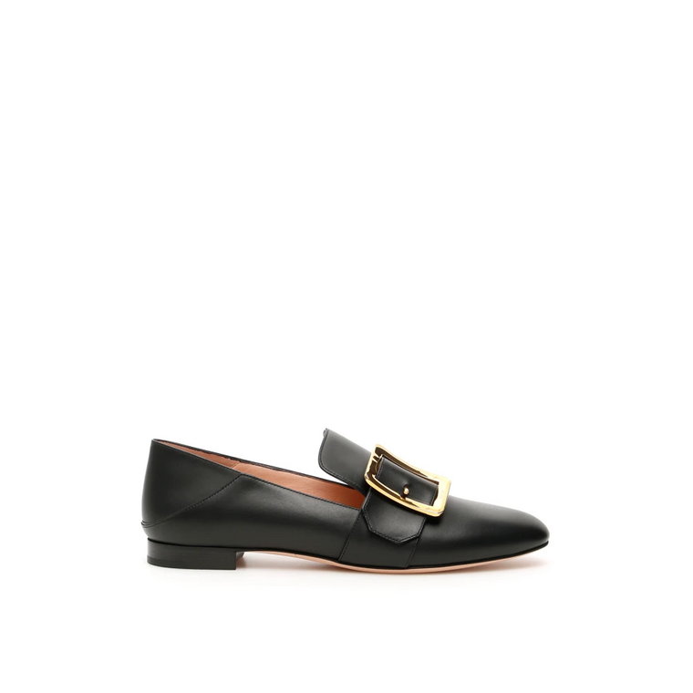 Janelle Square Buckle Loafers Bally