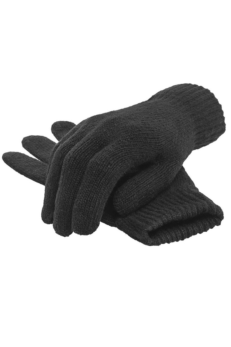 Rękawiczki wełniane A14 - czarne