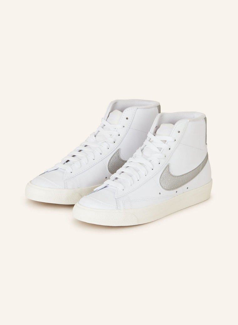 Nike Wysokie Sneakersy Blazer Mid`77 weiss