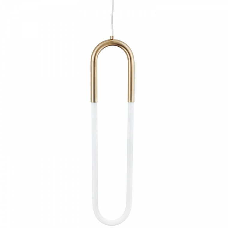 Lampa wisząca u-shape mosiądz 60 cm kod: ST-1716