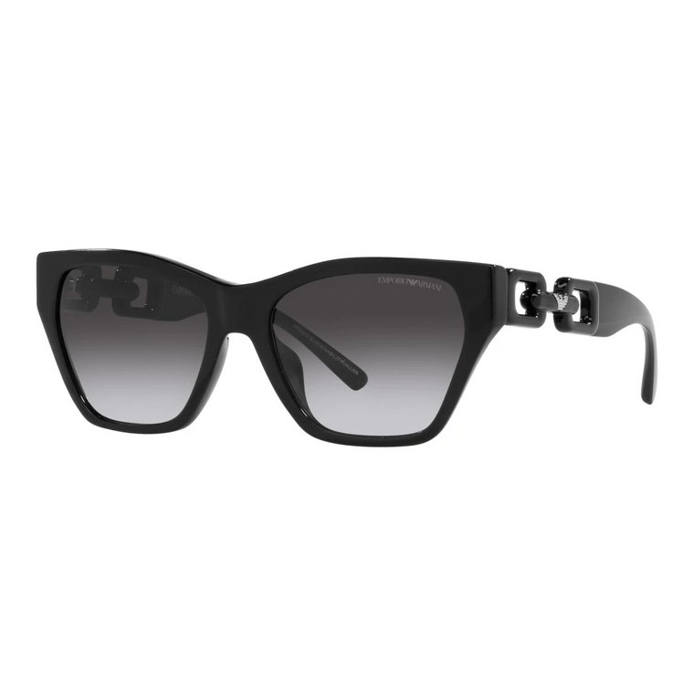 Czarne/Szare okulary przeciwsłoneczne EA 4203U Emporio Armani