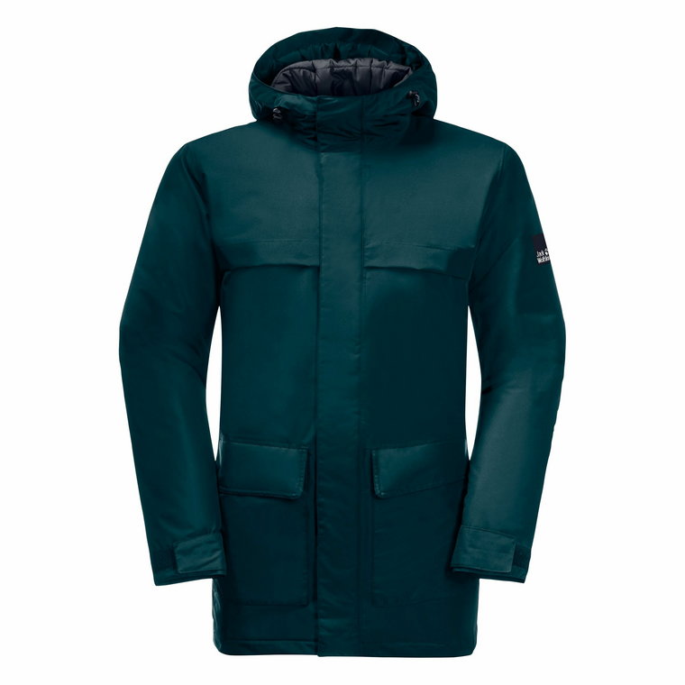 Męska parka zimowa Jack Wolfskin WINTERLAGER PARKA M teal - XXL