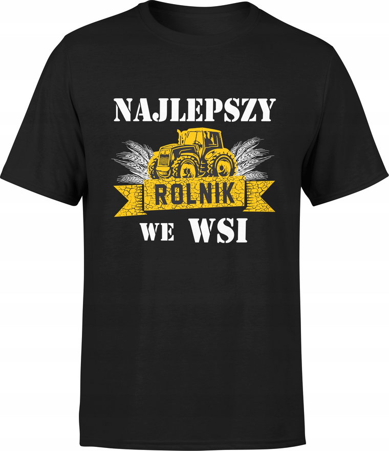 Męski T-shirt Koszulka Dla Rolnika Rolnik Roz. L