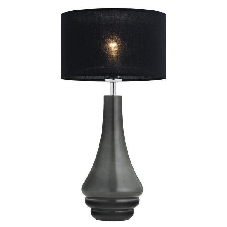 Lampa stołowa ARGON Amazonka 3030, 60 W, E27, czarno-ciemnoszara, 54x30 cm