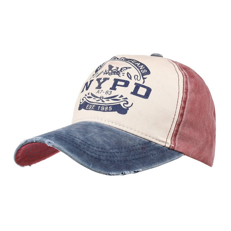 Granatowa czapka z daszkiem baseballówka vintage uniwersalna granatowy