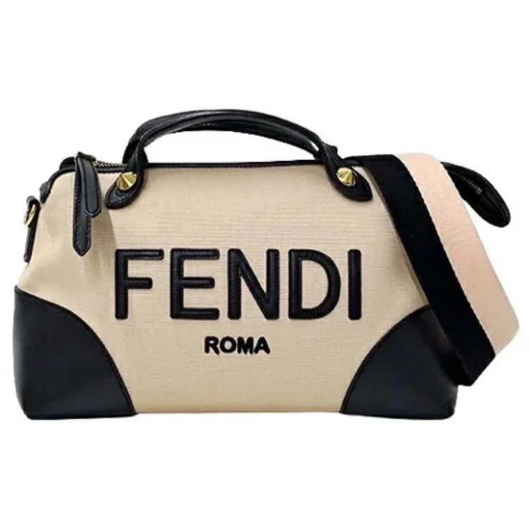 Pre-owned Canvas handbags Fendi Vintage