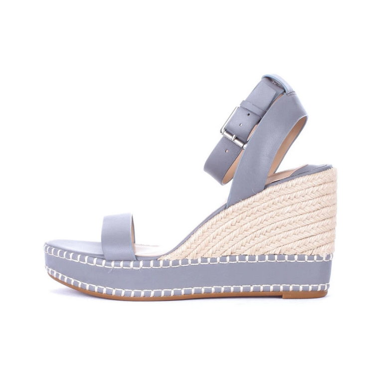 Ocean Nappa Skórzane Espadryle na Koturnie Ralph Lauren