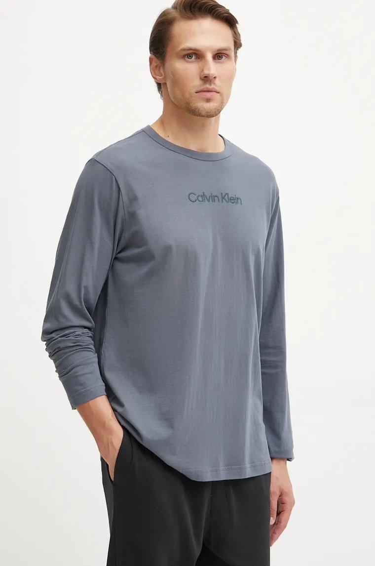 Calvin Klein Underwear t-shirt męskie kolor szary gładka 000NM2771E