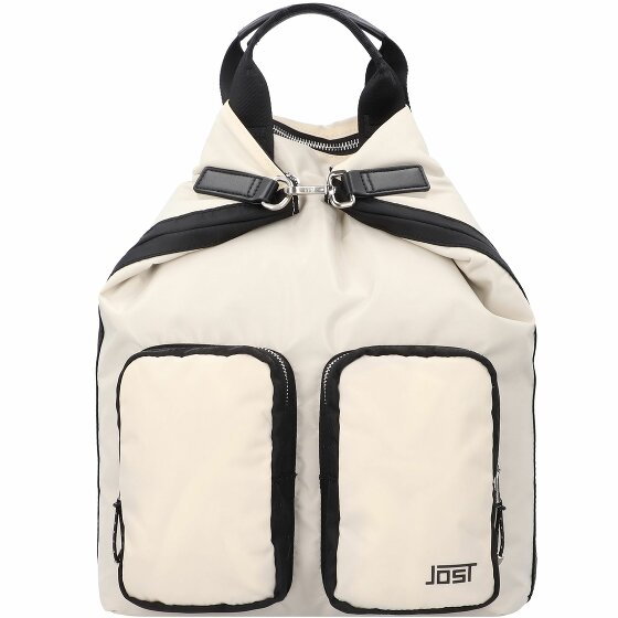 Jost Sala XChange Handbag RFID 28 cm Laptop compartment with backpack function offwhite