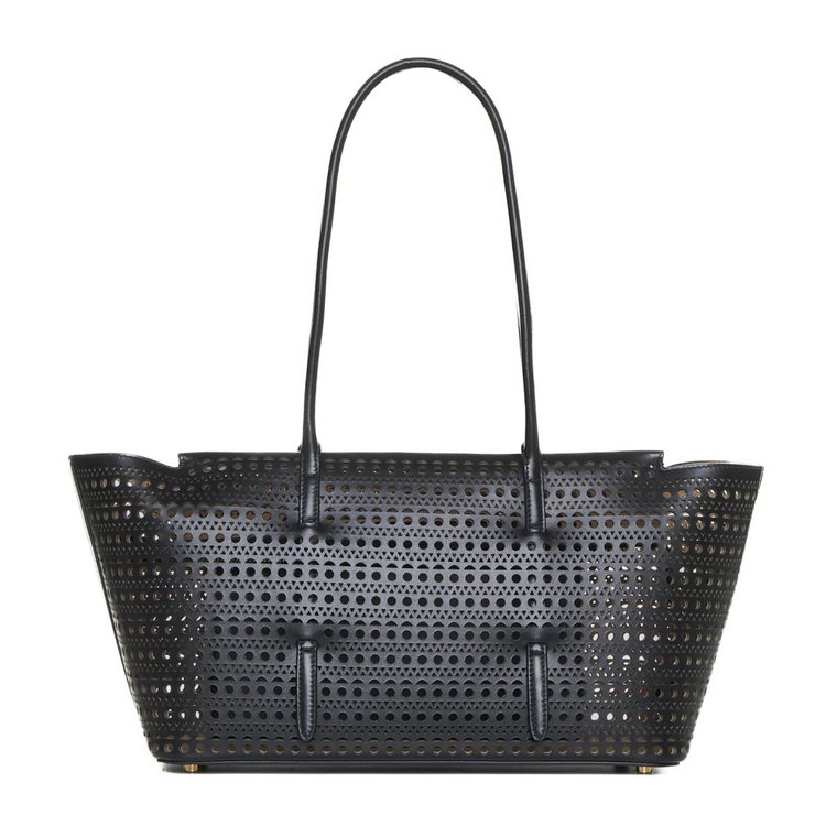 Czarne torby dla stylowych fashionistek Alaïa