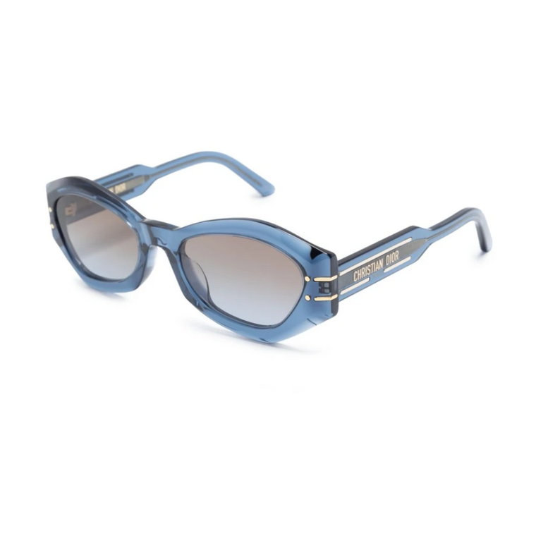 Niebieskie Okulary Signature Dior