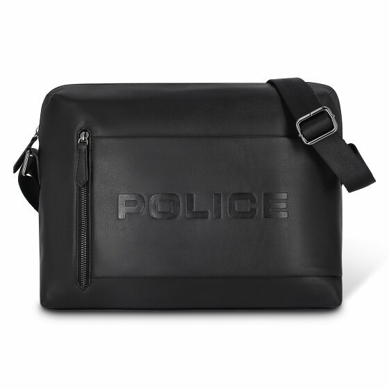 Police Briefcase Messenger 35 cm Komora na laptopa black