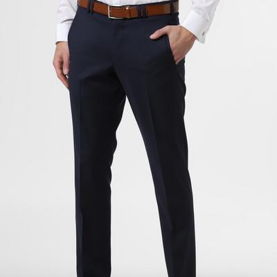 Tziacco - Męskie spodnie od garnituru modułowego, niebieski Tziacco