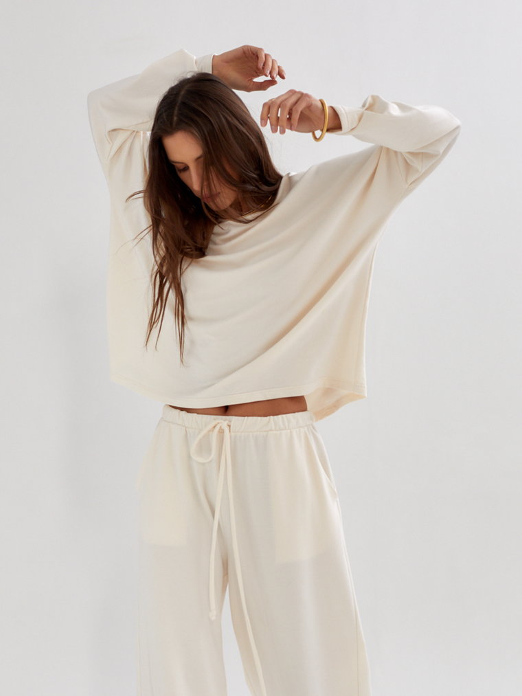 LONGSLEEVE COMFY BAMBOO CREAM