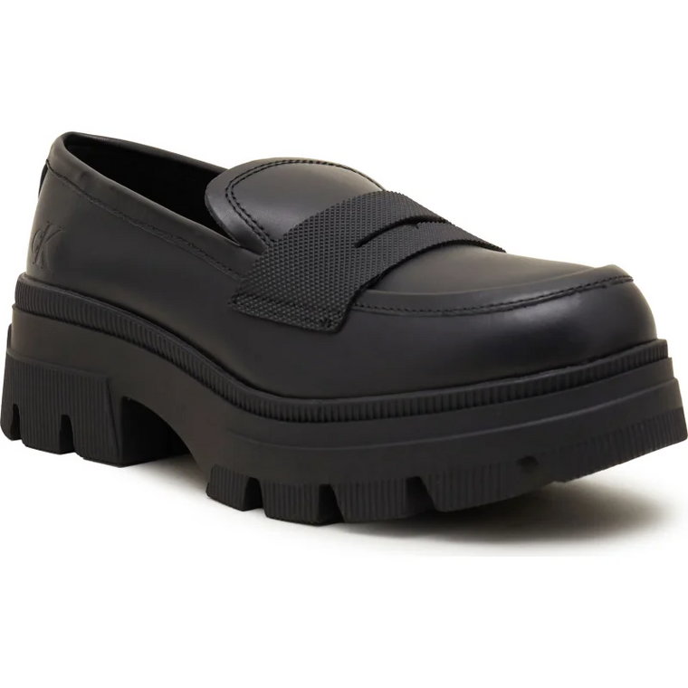 CALVIN KLEIN JEANS Skórzane loafersy