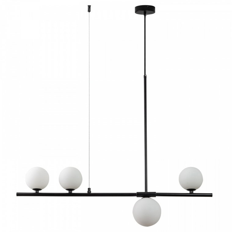 Lampa wisząca moderno czarna 80 cm kod: DN1506 black