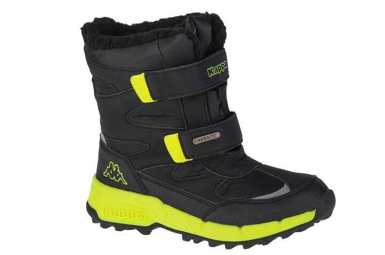 Kappa Cekis Tex K 260903K-1133, Dla chłopca, Czarne, buty zimowe, tkanina, rozmiar: 27