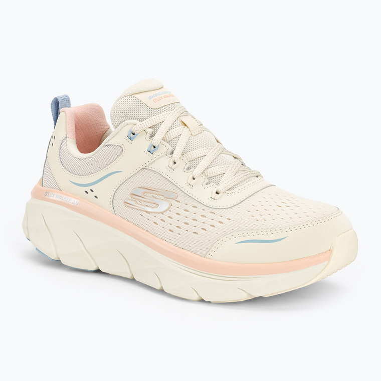 Buty damskie SKECHERS D'Lux Walker 2.0 Daisy Doll beige/mesh/pink/blue