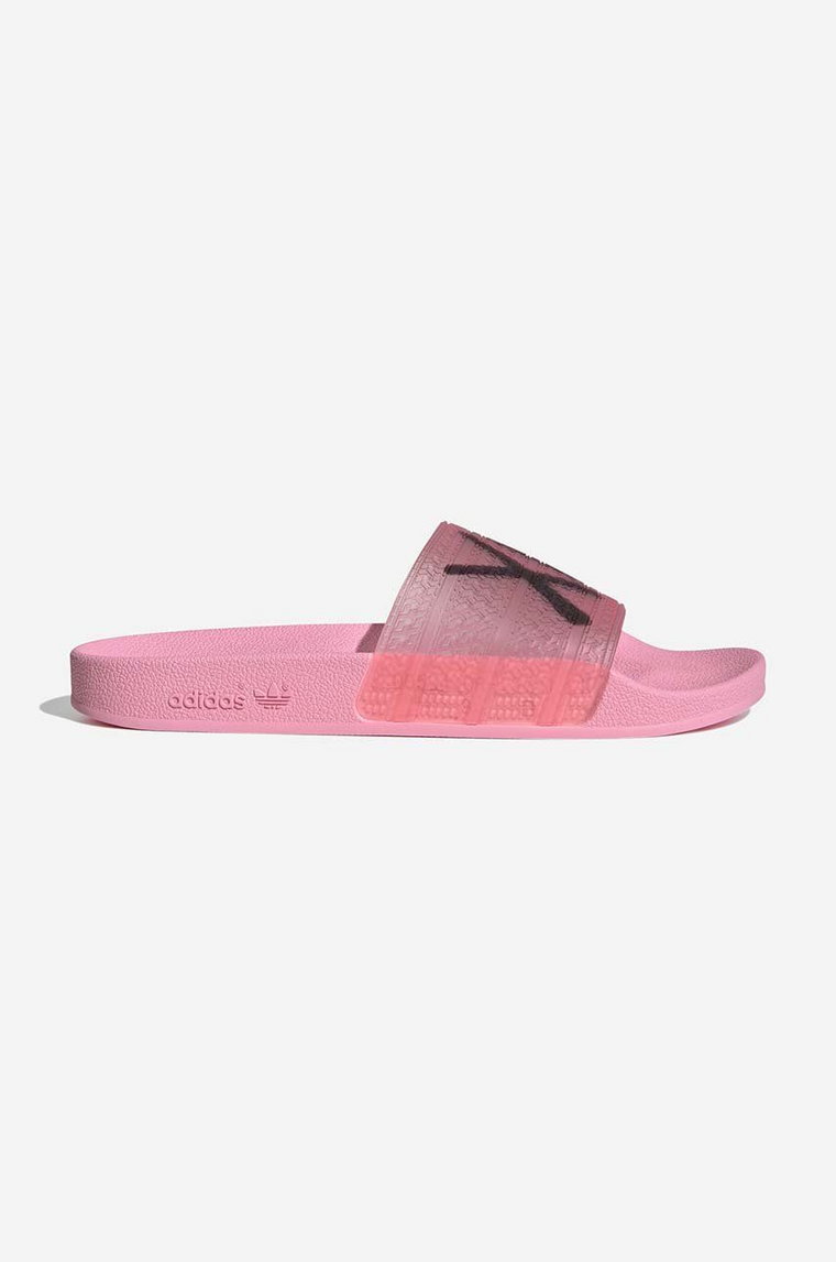 adidas Originals klapki Adilette HQ6856 kolor różowy HQ6856-ROZOWY