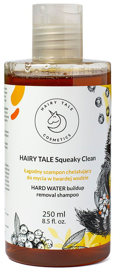 Szampon Hairy Tale Squeaky Clean łagodny chelatujący do mycia w twardej wodzie 250 ml (5907796691038). Szampony