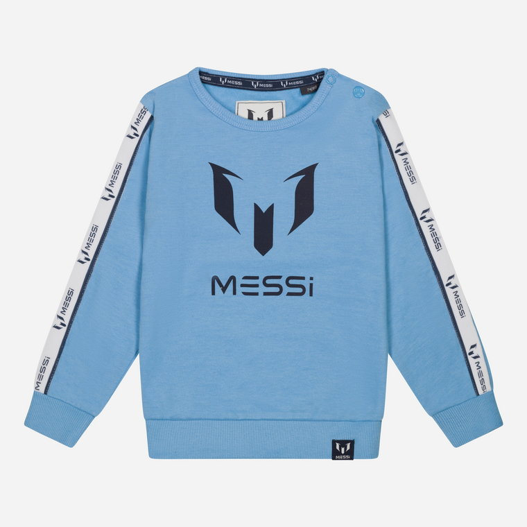 Bluza bez kaptura chłopięca Messi S49326-2 98-104 cm Jasnoniebieska (8720815173554). Bluzy chłopięce bez kaptura