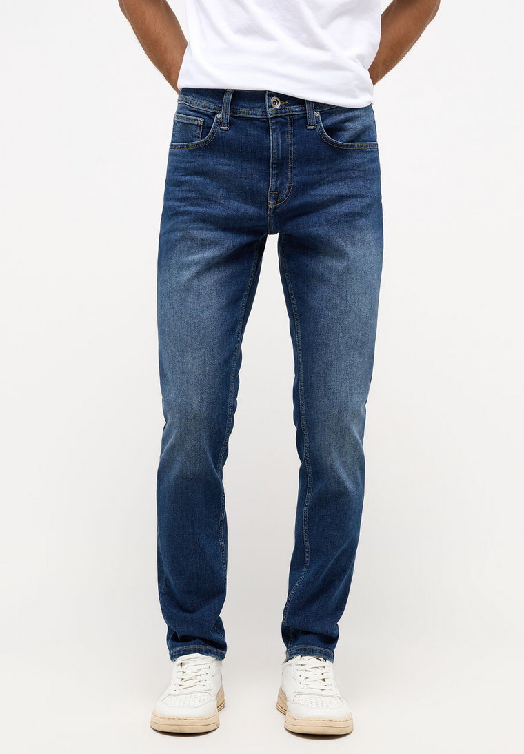 Męskie Spodnie Jeansowe MUSTANG Orlando Slim Denim Blue 1013708 5000 783