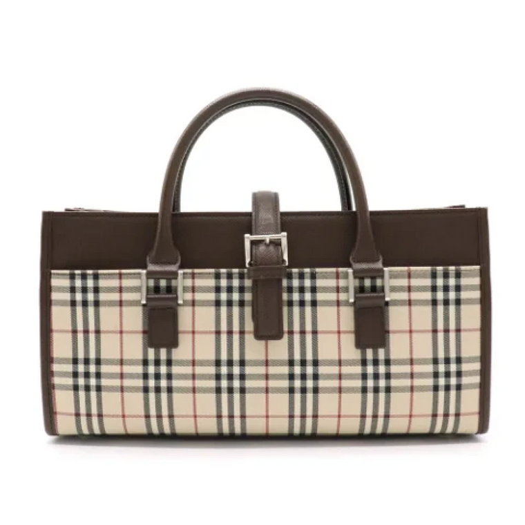 Pre-owned Canvas handbags Burberry Vintage