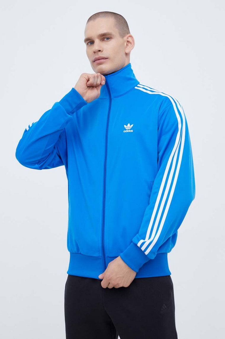 adidas Originals bluza męska kolor niebieski z aplikacją  IJ7059