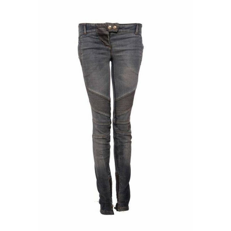 biker jeans Balmain Pre-owned