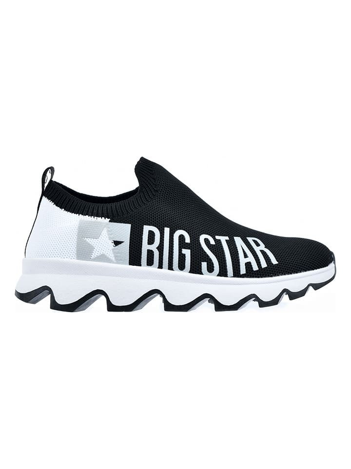 BIG STAR Slippersy w kolorze czarno-białym