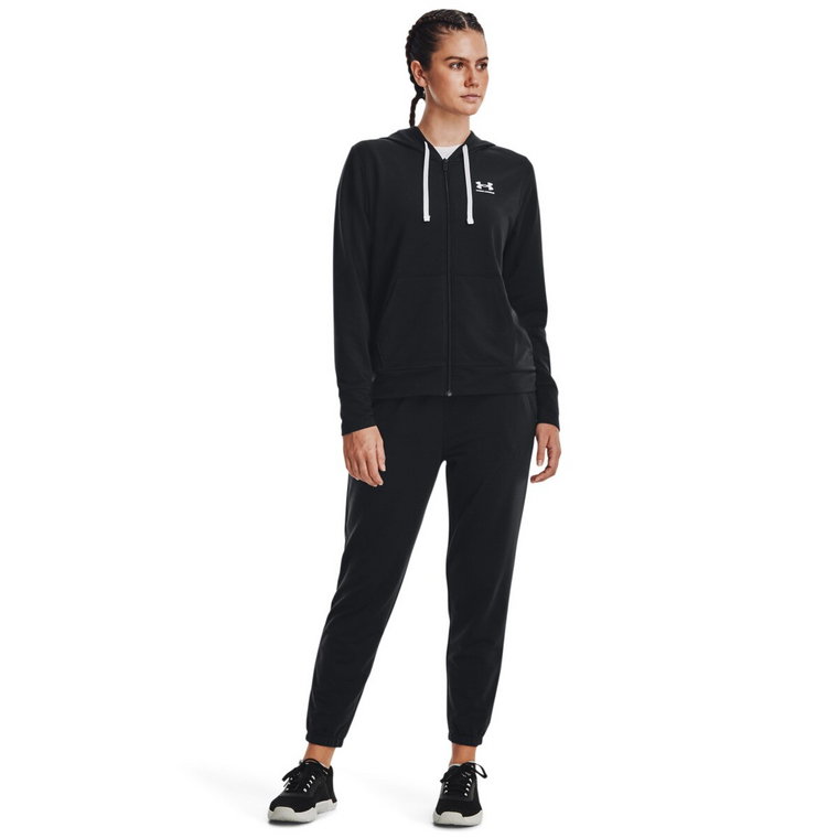 Damskie spodnie treningowe Under Armour Rival Terry Jogger - czarne