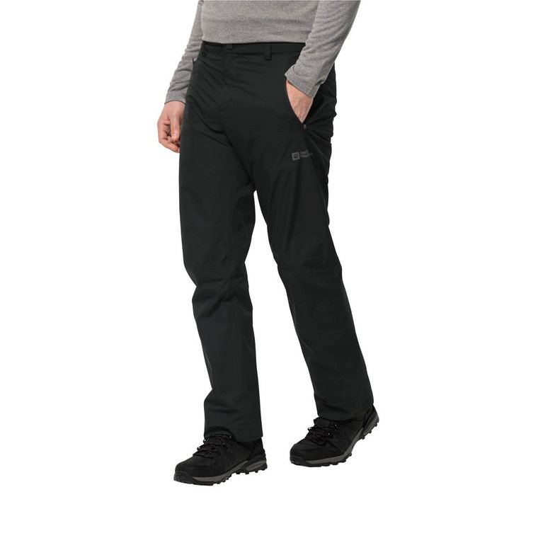 Męskie spodnie wodoodporne Jack Wolfskin PARANA PANTS M black - 46