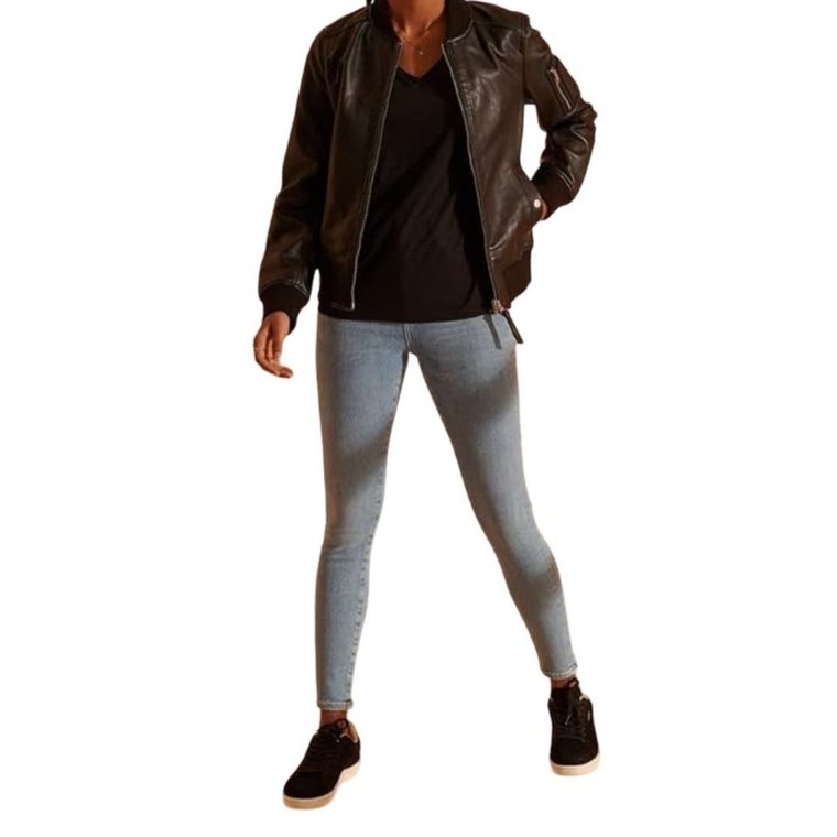 Spodnie damskie Superdry Hihg Rise Skinny rurki-W26