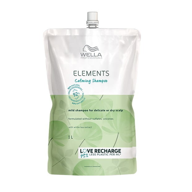 Wella Professionals Elements Calming Shampoo łagodzący szampon do włosów Refill 1000ml