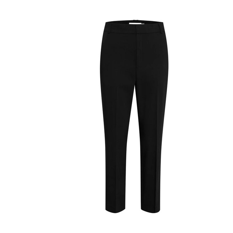 Klasyczne Spodnie Slim-Fit 30107627 Czarne InWear