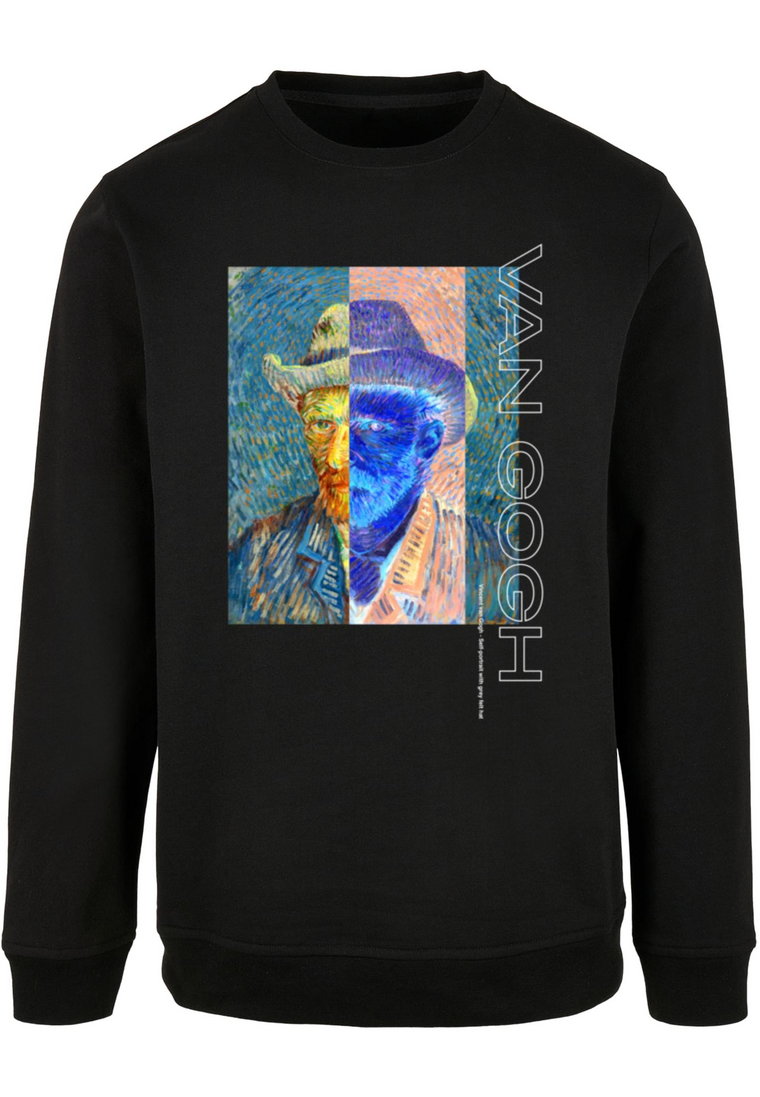 Bluza Bez Kaptura Męska Czarna Merchcode MP5006444 Van Gogh