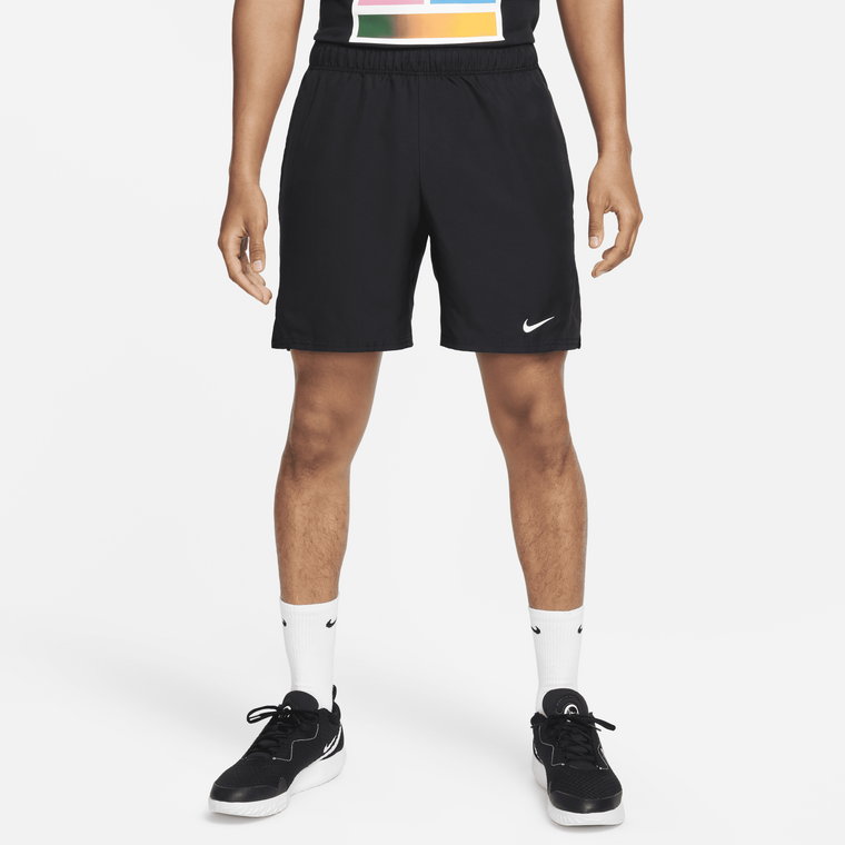 Męskie spodenki tenisowe Dri-FIT NikeCourt Victory 18 cm - Zieleń