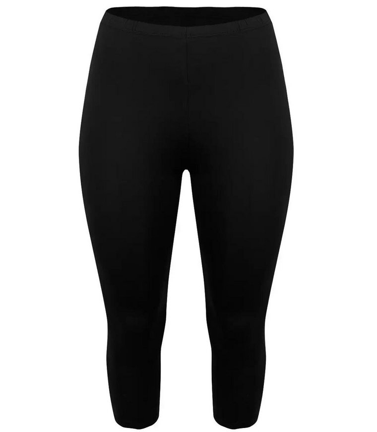 Klasyczne legginsy bezszwowe 3/4 plus size-9XL