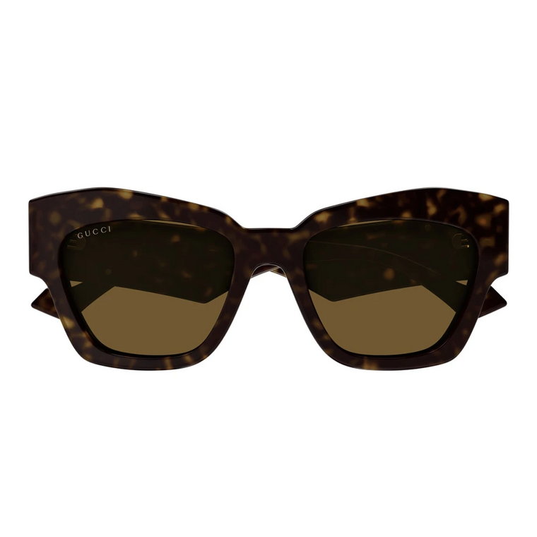 Recyklingowe Okulary Przeciwsłoneczne z Brązowymi Soczewkami Gucci
