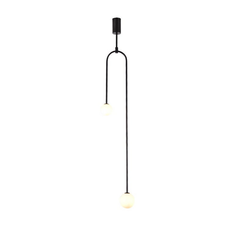 Lampa wisząca loop czarna 123 cm kod: ST-8928S black