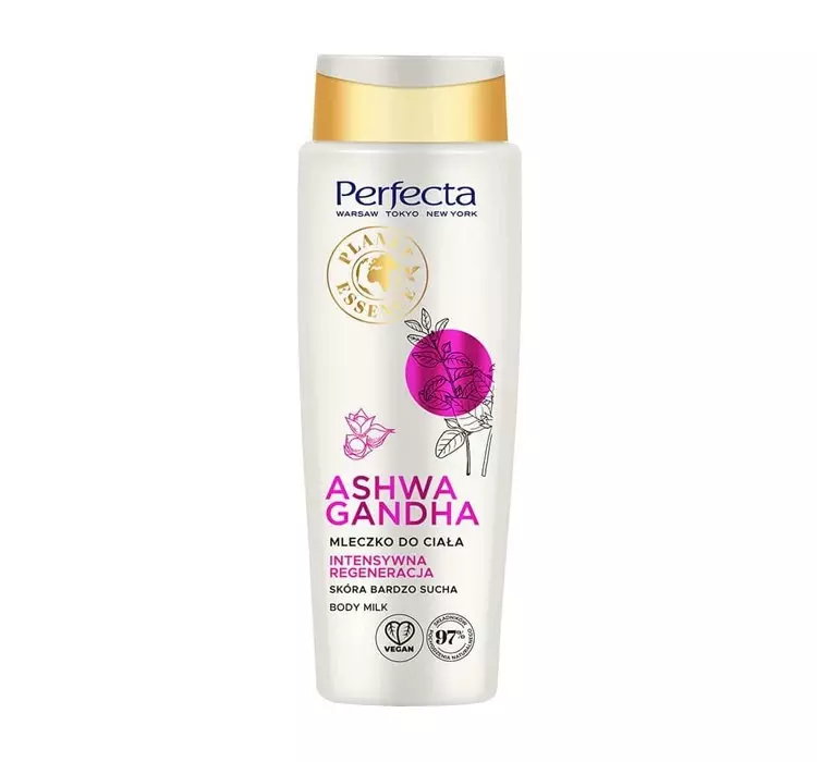 PERFECTA PLANET ESSENCE ASHWAGANDHA MLECZKO DO CIAŁA INTENSYWNA REGENERACJA 400ML