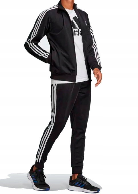 Dres męski Adidas komplet spodnie i bluza Regular Fit zwężane nogawki