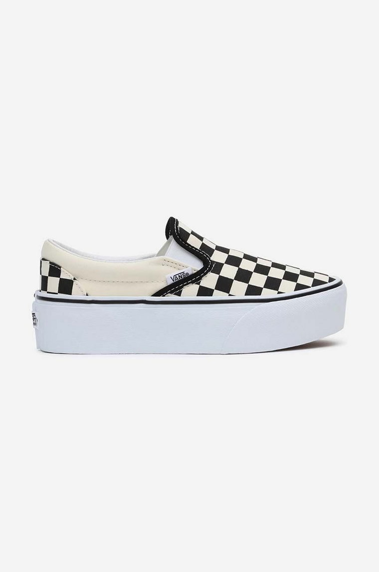 Vans tenisówki Classic Slip-On Stackform kolor beżowy VN0A7Q5RTYQ