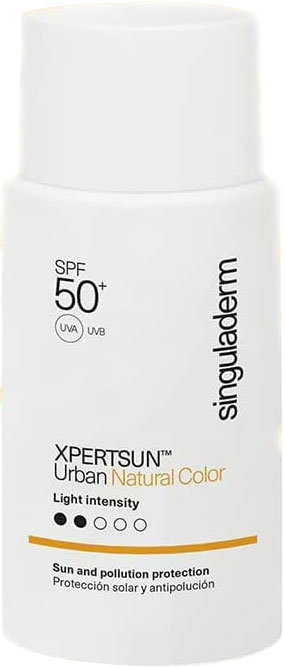 Krem przeciwsłoneczny do twarzy Singuladerm Xpertsun Urban Natural Light Intensity Color SPF50+ 50 ml (8436564666932). Kosmetyki do ochrony przeciwsłonecznej